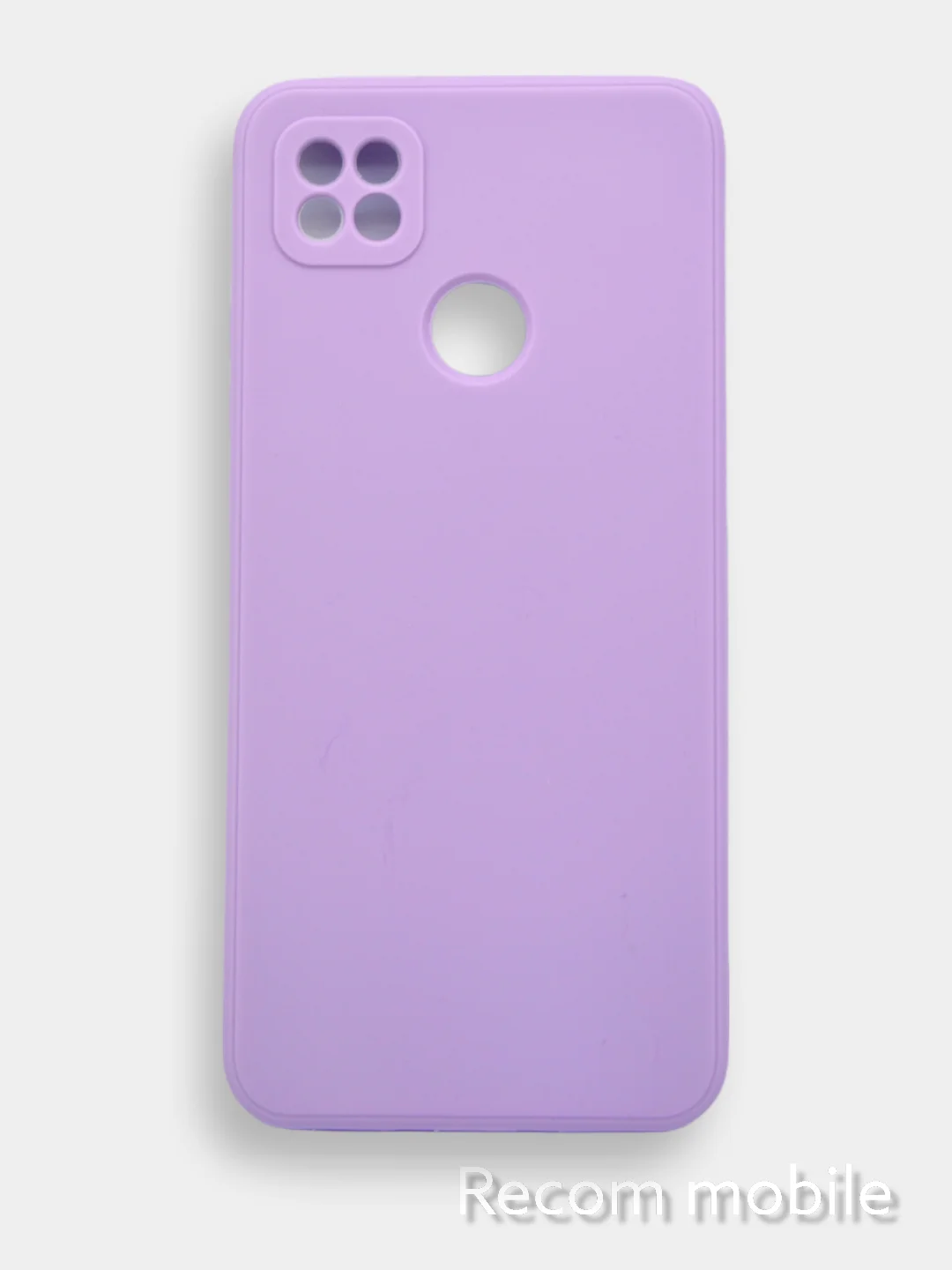 Лавандовый чехол Xiaomi Redmi 9C, Redmi 9C NFC, Redmi 10A с бархатной подкладкой и защитой камеры