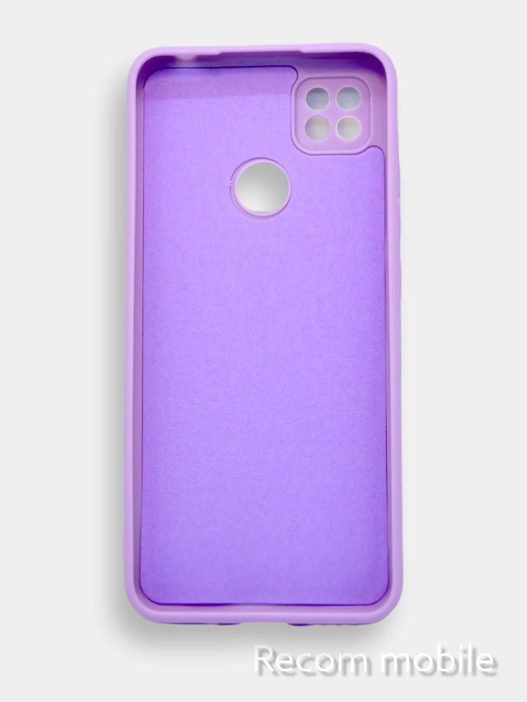 Лавандовый чехол Xiaomi Redmi 9C, Redmi 9C NFC, Redmi 10A с бархатной подкладкой и защитой камеры