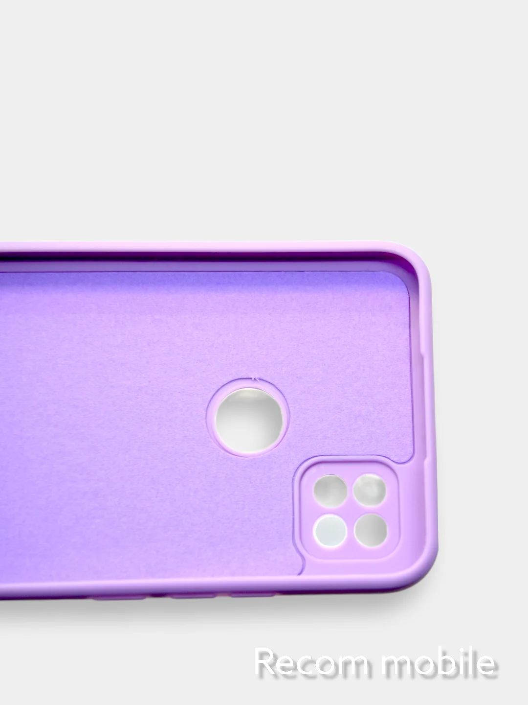 Лавандовый чехол Xiaomi Redmi 9C, Redmi 9C NFC, Redmi 10A с бархатной подкладкой и защитой камеры