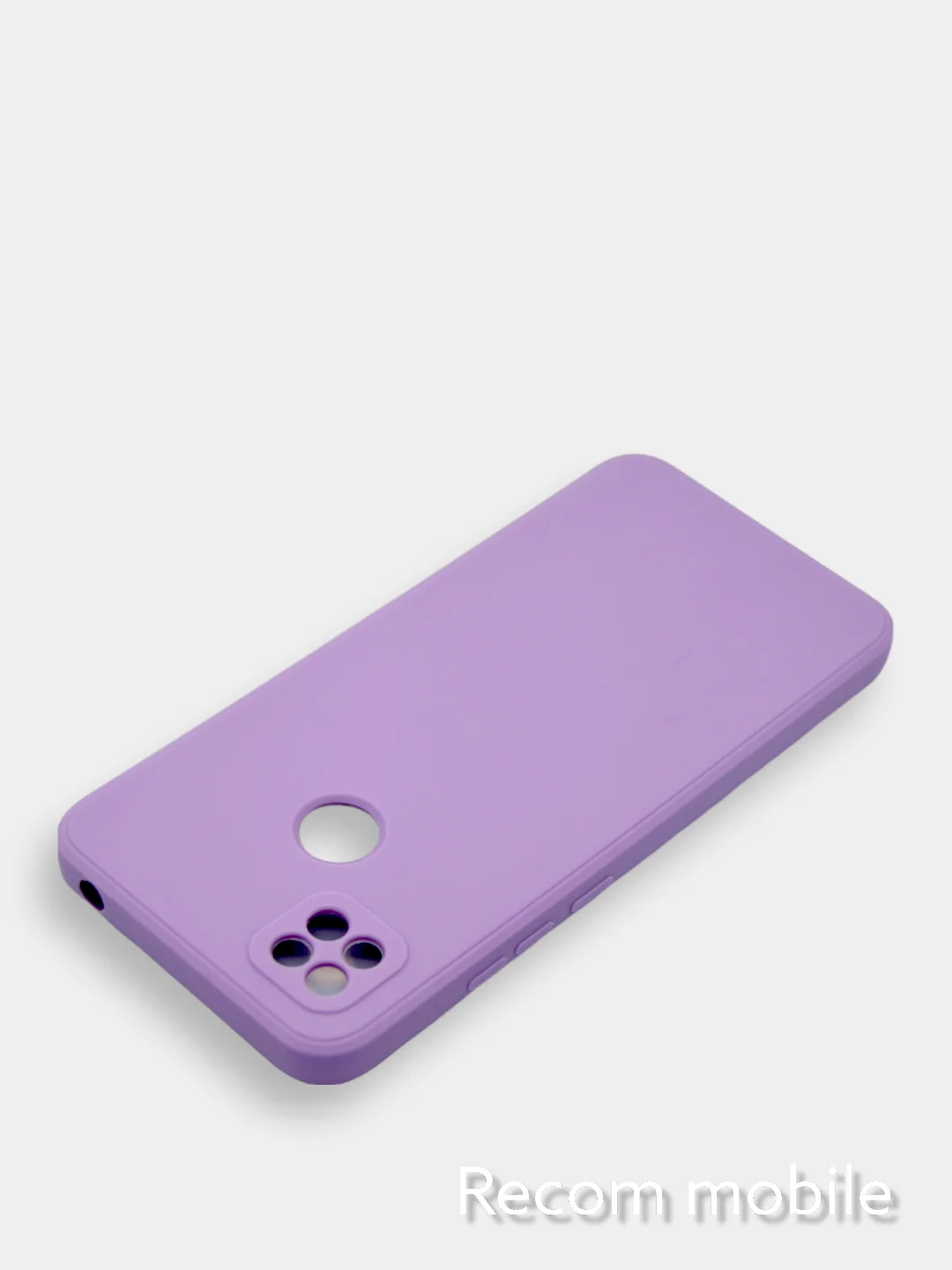 Лавандовый чехол Xiaomi Redmi 9C, Redmi 9C NFC, Redmi 10A с бархатной подкладкой и защитой камеры