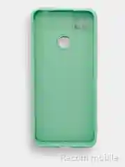 Бирюзовый чехол Xiaomi Redmi 9C, Redmi 9C NFC, Redmi 10A с бархатной подкладкой и защитой камеры
