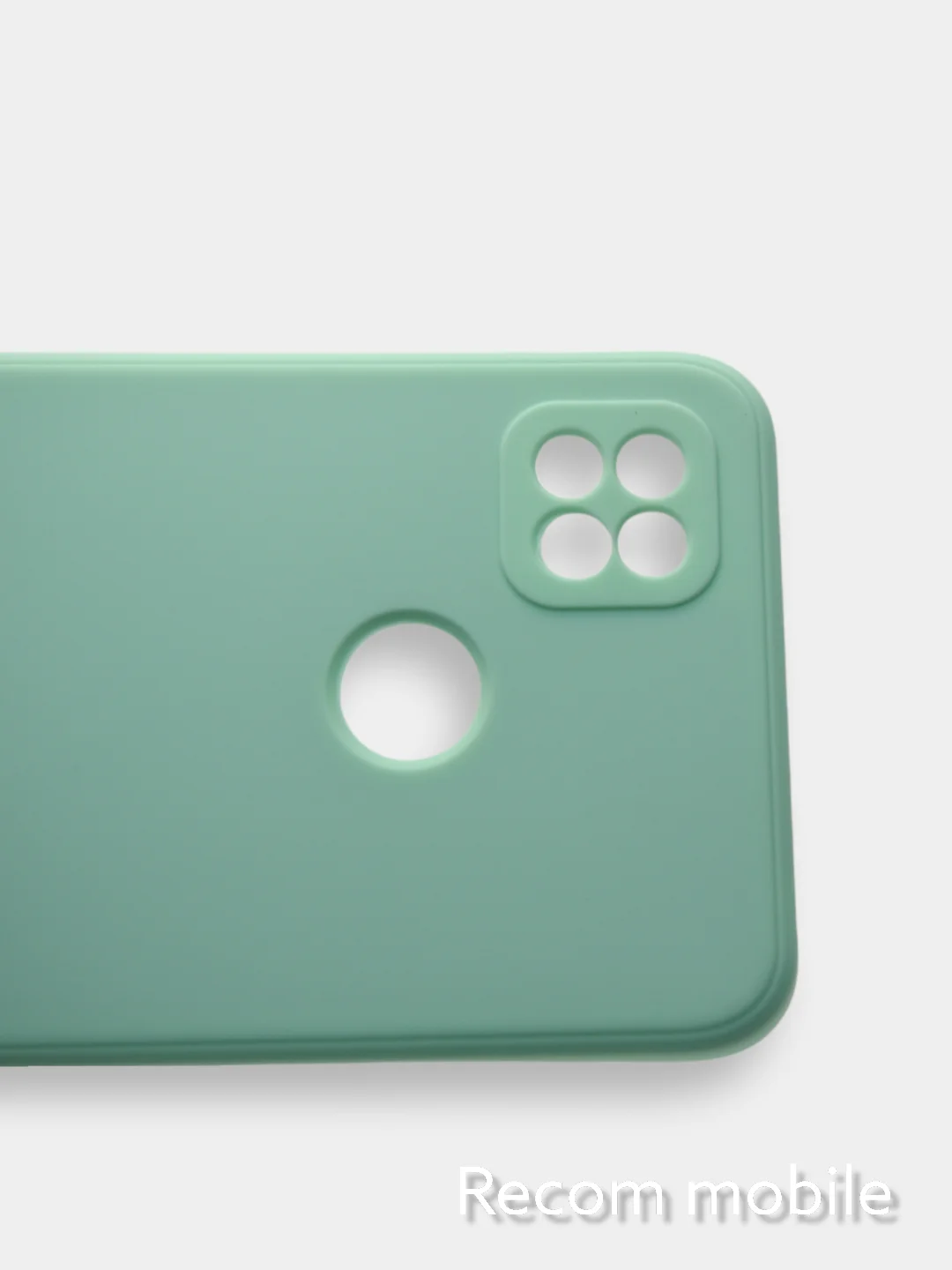 Бирюзовый чехол Xiaomi Redmi 9C, Redmi 9C NFC, Redmi 10A с бархатной подкладкой и защитой камеры