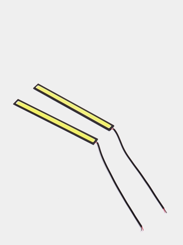 Дневные ходовые огни COB LED 2 штуки ДХО габариты, противотуманки, стоп-сигналы 17 см