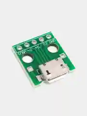Плата с разъемом microUSB