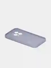 Лавандовый чехол силиконовый со стеклянной панелью для iPhone 13 Pro