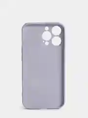 Лавандовый чехол силиконовый со стеклянной панелью для iPhone 13 Pro