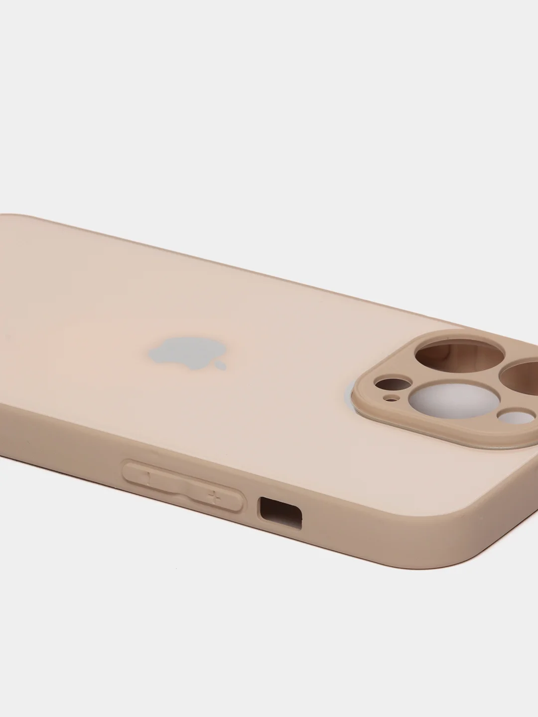 Карамельный чехол силиконовый со стеклянной панелью для iPhone 13 Pro