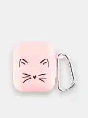 Розовый чехол для наушников AirPods 1/2, Pro