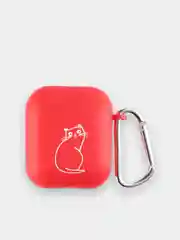 Красный чехол для наушников AirPods 1/2, Pro