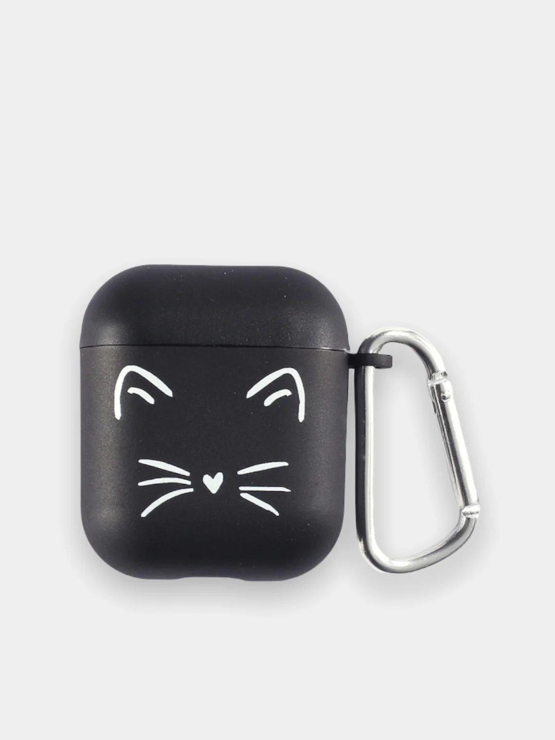 Черный чехол для наушников AirPods 1/2, Pro