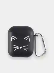 Черный чехол для наушников AirPods 1/2, Pro