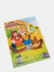 Пазл из полистирола "Курочка Ряба", 12 деталей