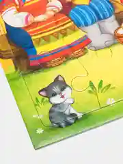 Пазл из полистирола "Курочка Ряба", 12 деталей