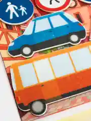 "Дорожные знаки": игра развивающая для детей старше 3-х лет из фетра