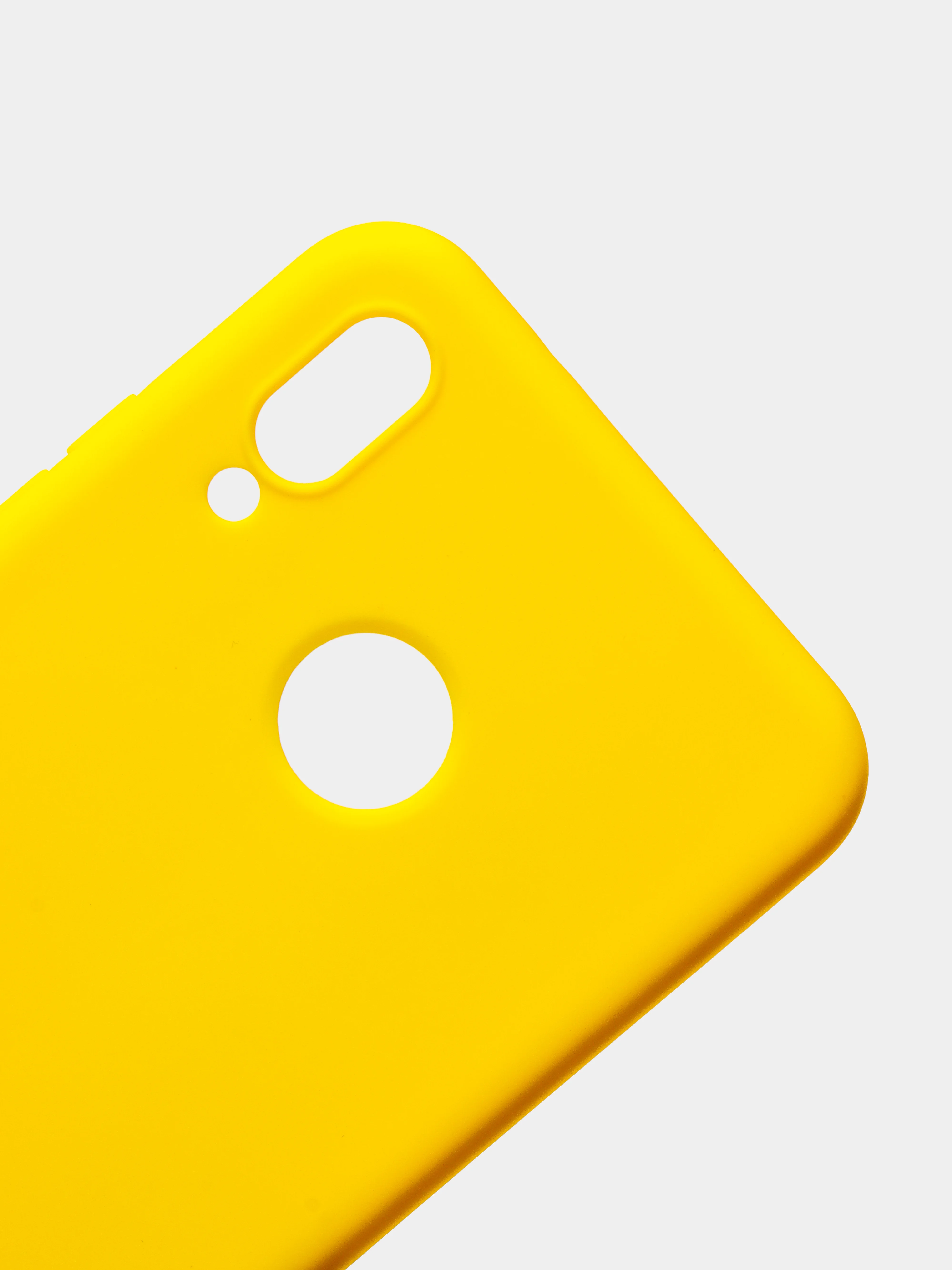 Желтый чехол  HUAWEI P20 LITE