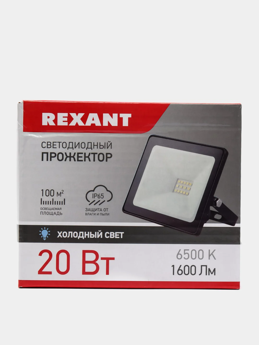 Светодиодный прожектор REXANT 6500K IP65 200-260В