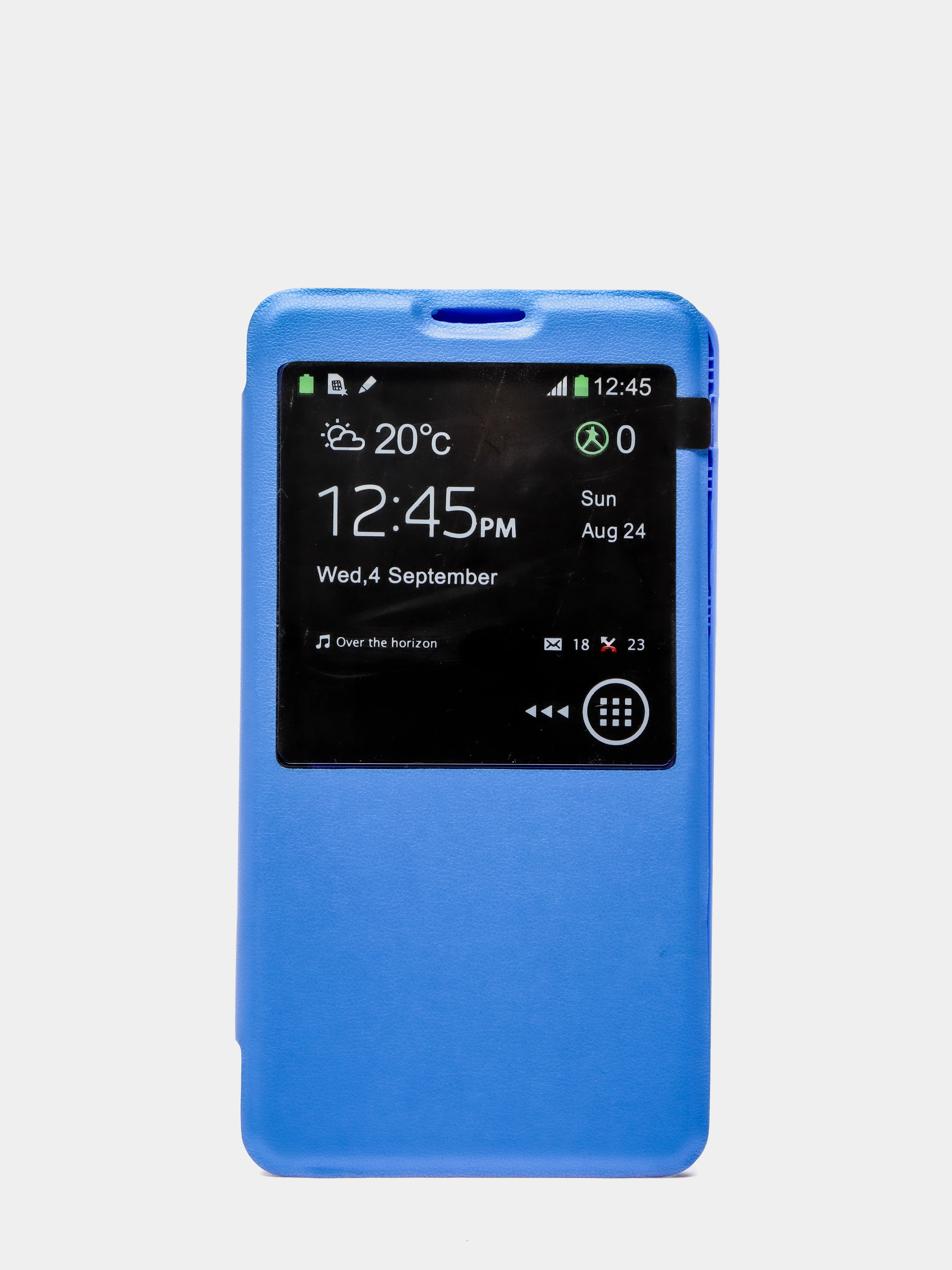 Синий чехол книжка  Samsung Note 3