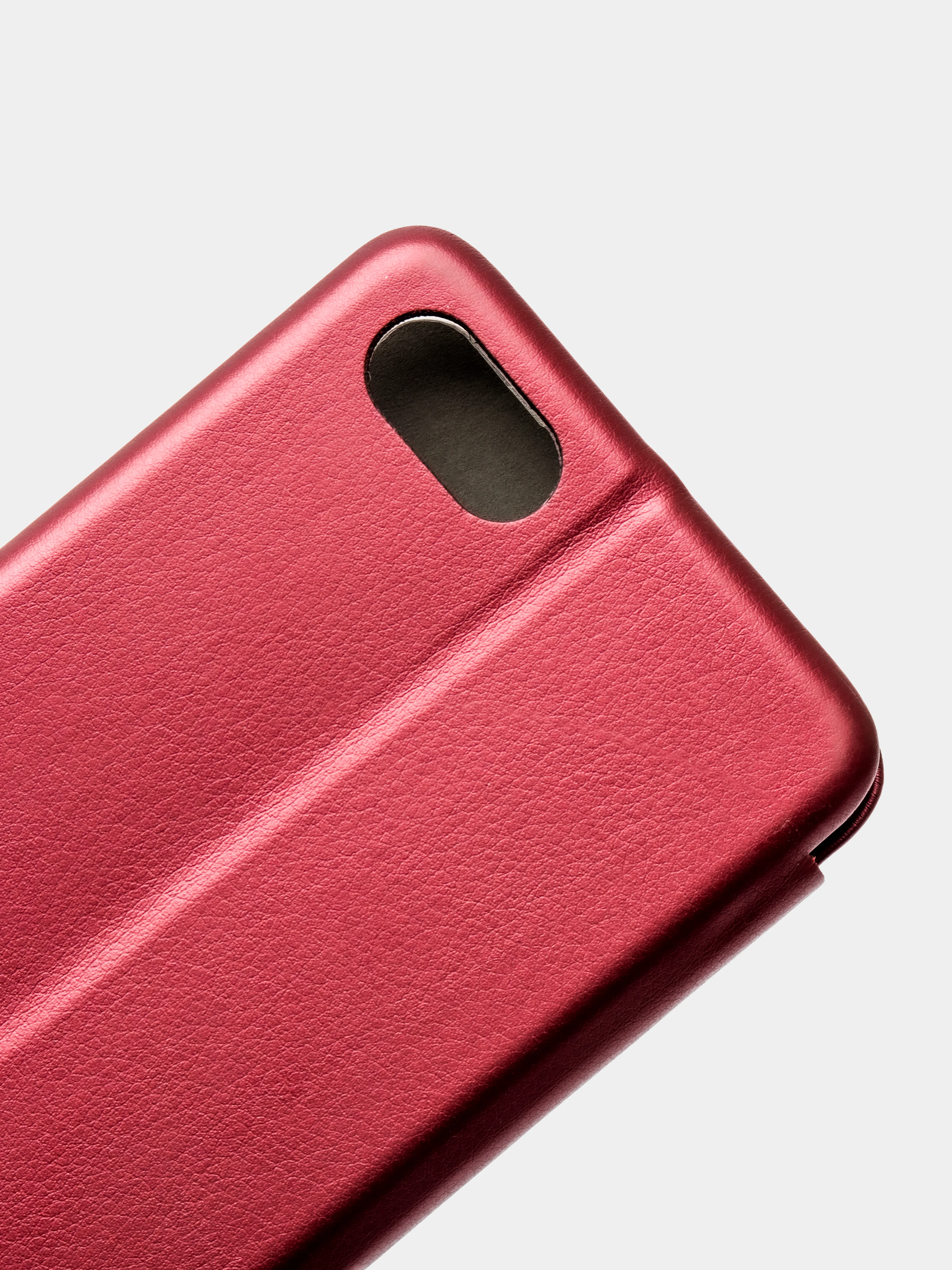 Бордовый чехол книжка HUAWEI HONOR 7A / Y5 2018 / Y5 PRIME 2018