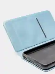 Голубой чехол-книжка (флип) Meizu M5C
