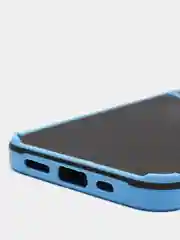 Силиконовый притивоударный с усиленными углами и защитой камеры чехолIphone 12
