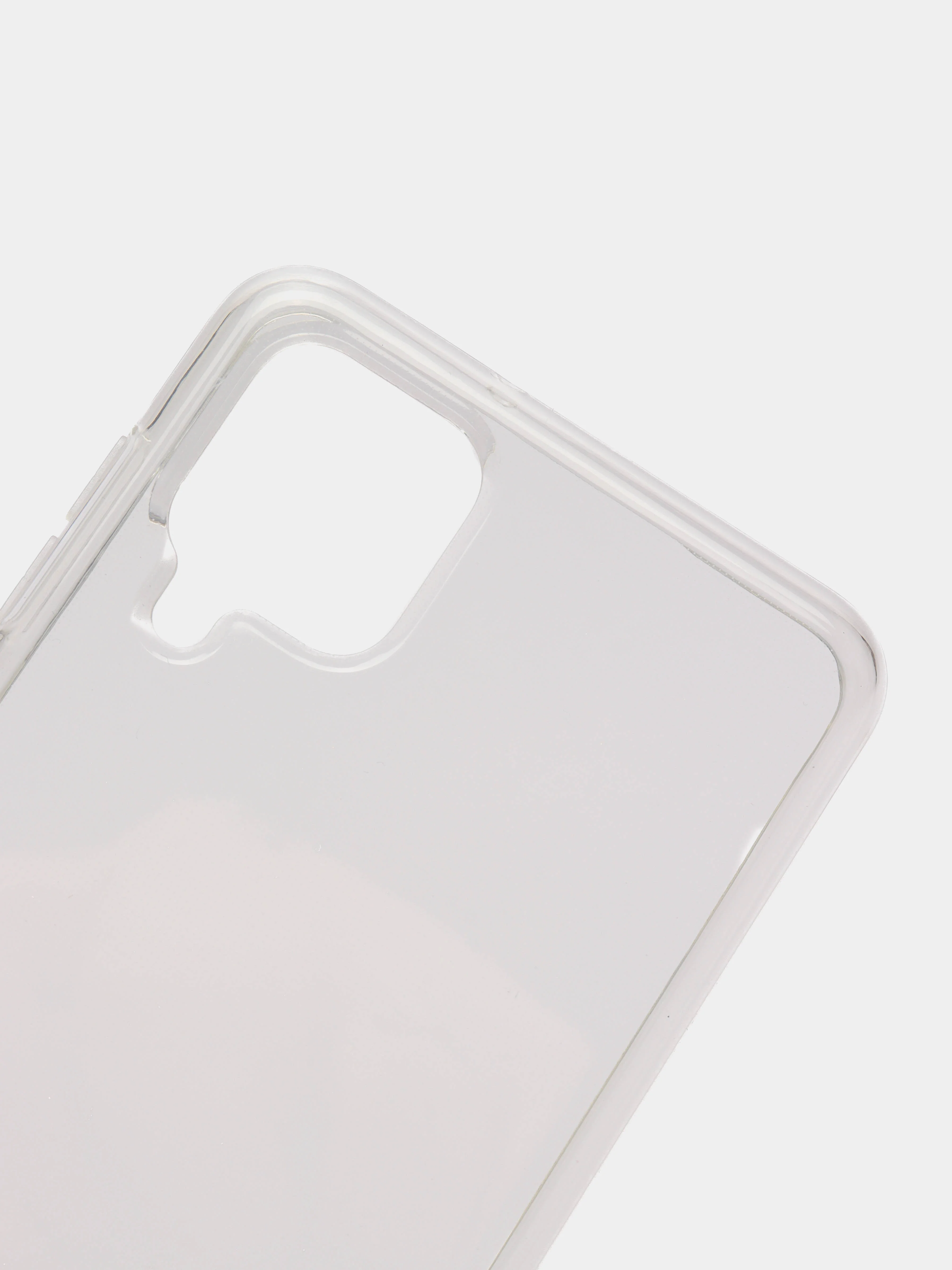 Силиконовый прозрачный усиленный чехол Samsung A12 усиленный,2 ММ,прозрачный силикон