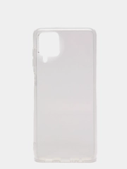 Силиконовый прозрачный усиленный чехол Samsung A12 усиленный,2 ММ,прозрачный силикон