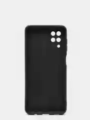 Чехол для Samsung A12, черный, силиконовый