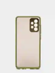 Силиконовый  с цветными бортиками чехол Samsung A52/Самсунг А52,противоударный