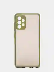 Силиконовый  с цветными бортиками чехол Samsung A52/Самсунг А52,противоударный