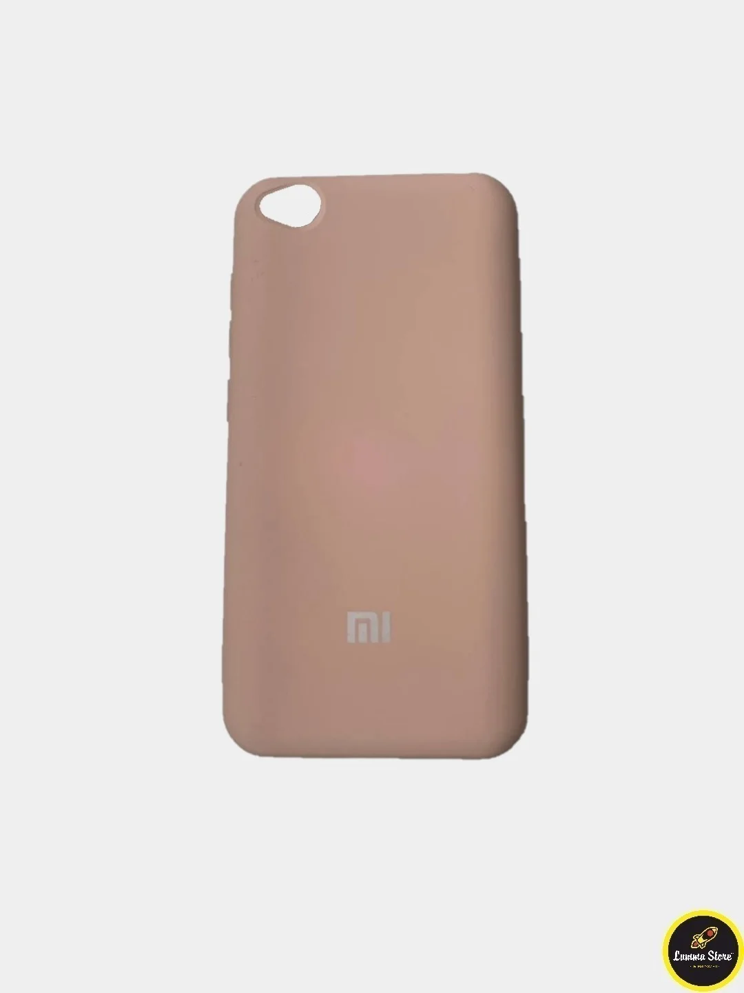 Бежевый защитный силиконовый чехол Silikone Cover XIAOMI REDMI GO