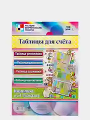 Комплект плакатов "Таблицы для счёта" (4 плаката)