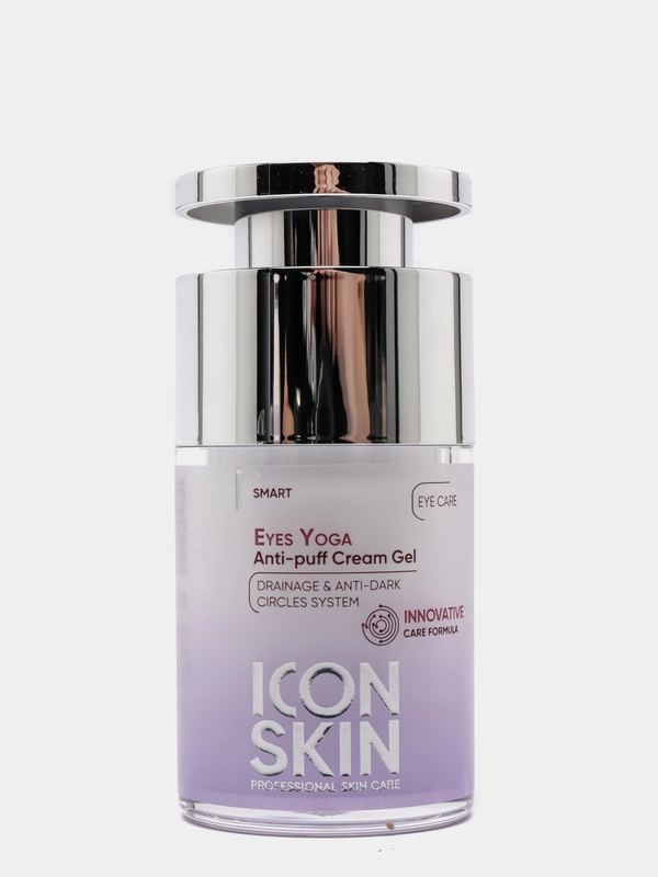 ICON SKIN Крем-гель для кожи вокруг глаз от отёков с гиалуроновой кислотой Eyes Yoga 15 мл