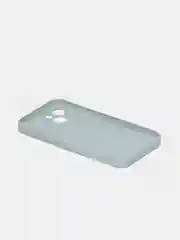 Лайм чехол силиконовый со стеклянной панелью для iPhone 13