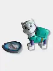 Бирюзовый щенячий патруль со значком, игрушка