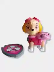 Розовый щенячий патруль со значком, игрушка