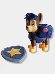 Синий щенячий патруль со значком, игрушка