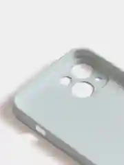 Лайм чехол силиконовый со стеклянной панелью для iPhone 13
