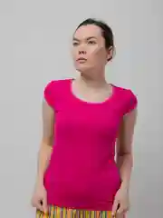 Фуксия футболка женская