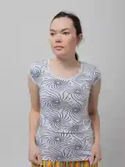 Белый футболка женская