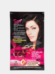 Cтойкая крем-краска для волос Effect Сolor, тон иссиня-черный, 50 мл