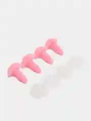 Розовый бархатный носик для игрушек