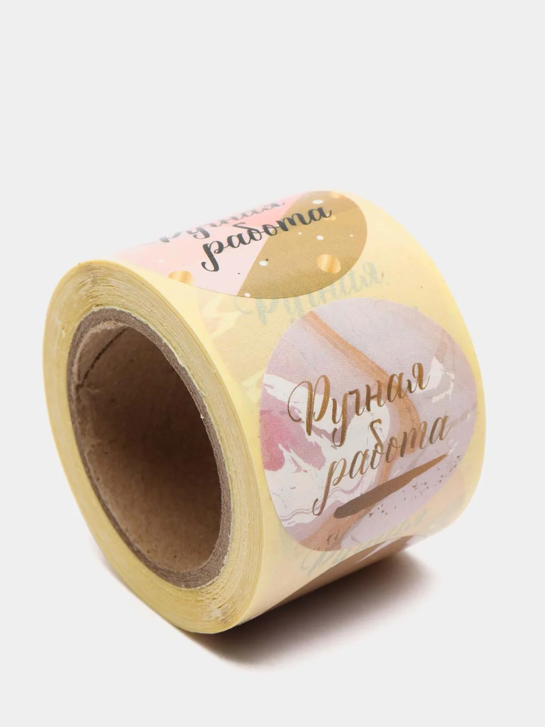 Наклейки для цветов и подарков "Handmade", 4,4 х 4,4 см, 252 шт (vvv)