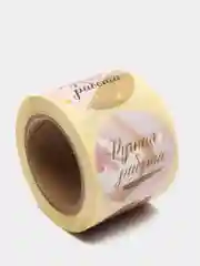 Наклейки для цветов и подарков "Handmade", 4,4 х 4,4 см, 252 шт (vvv)