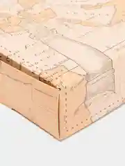 Хаки коробка складная крафтовая Для мужчины, 21 х 15 х 5 см