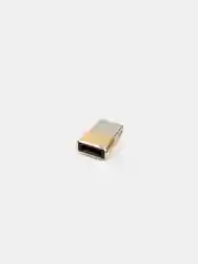 Золотой адаптер с USB на USB Type-C