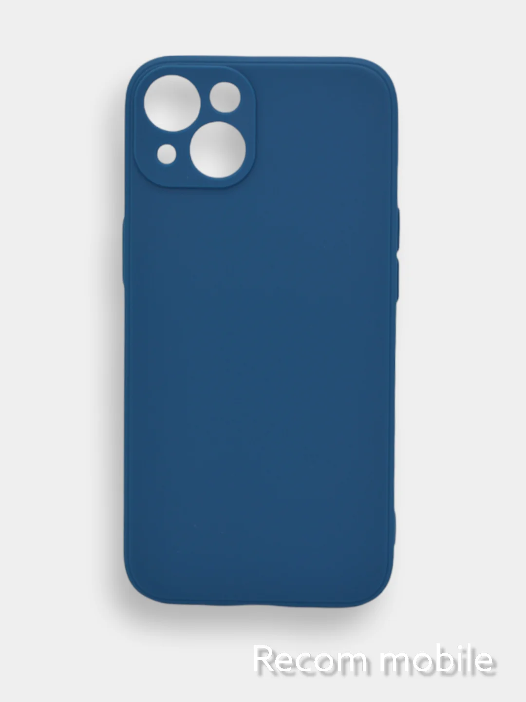 Морской чехол для iPhone 13, 13 Pro, 13 Pro Max силиконовый с закрытым низом и бархатом внутри