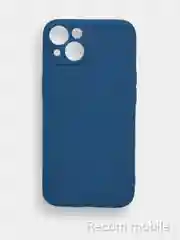 Морской чехол для iPhone 13, 13 Pro, 13 Pro Max силиконовый с закрытым низом и бархатом внутри