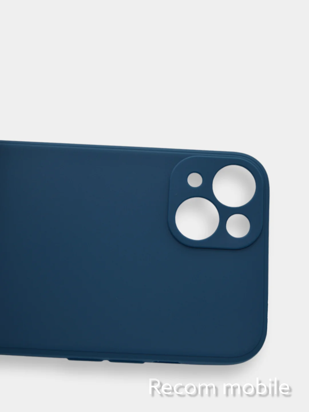 Морской чехол для iPhone 13, 13 Pro, 13 Pro Max силиконовый с закрытым низом и бархатом внутри