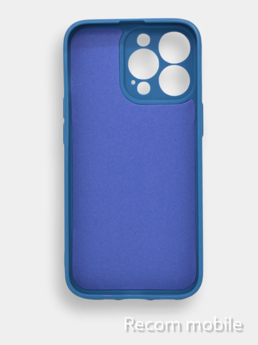 Морской чехол для iPhone 13, 13 Pro, 13 Pro Max силиконовый с закрытым низом и бархатом внутри