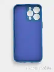 Морской чехол для iPhone 13, 13 Pro, 13 Pro Max силиконовый с закрытым низом и бархатом внутри